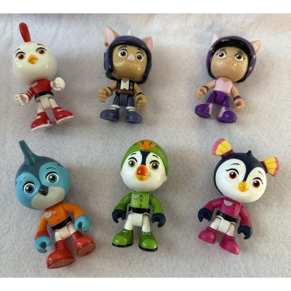 Top Wing Toys Figures Rod Brody Penny Swift‎ Polly Collectible Set of 6